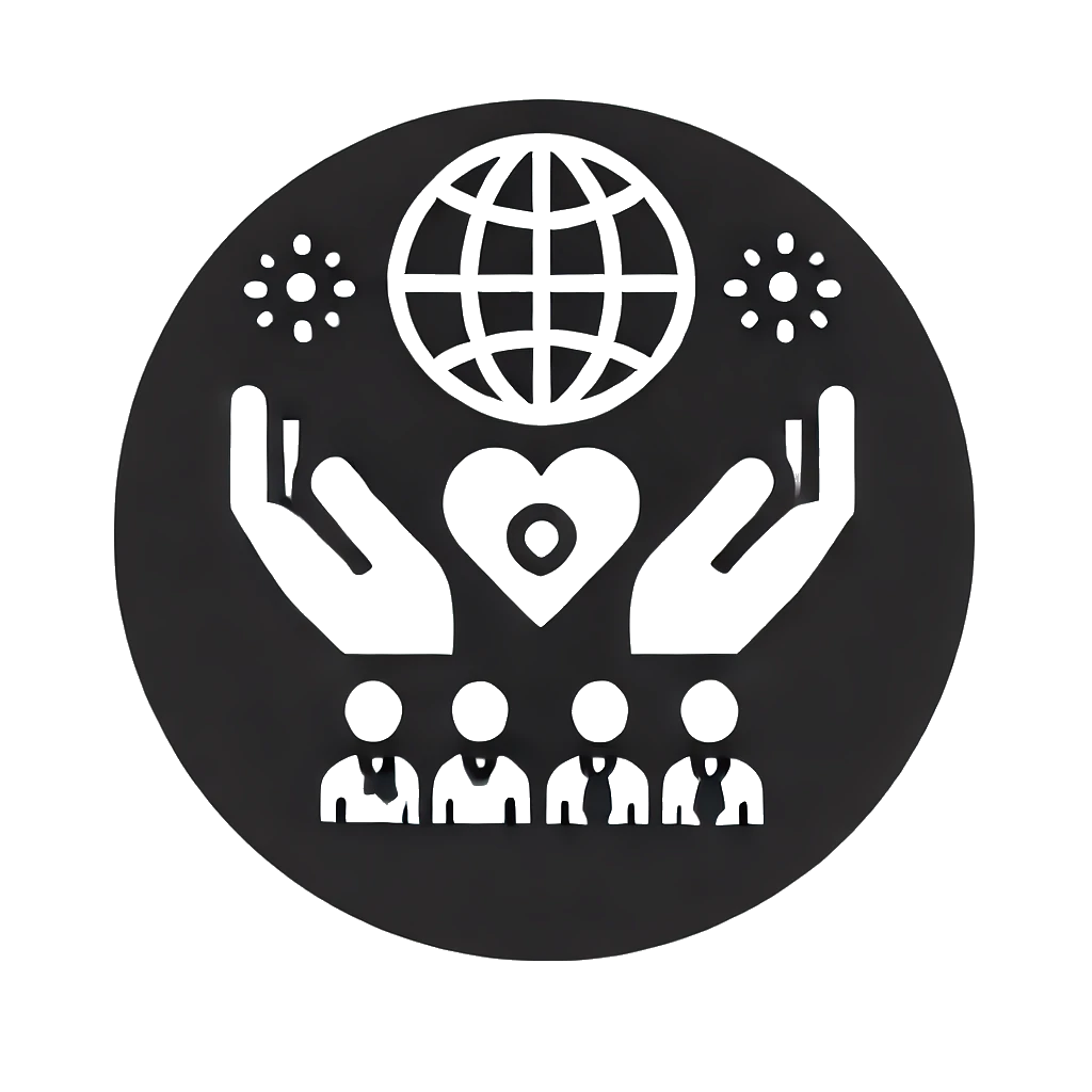 Black and white nonprofit icon_transparent