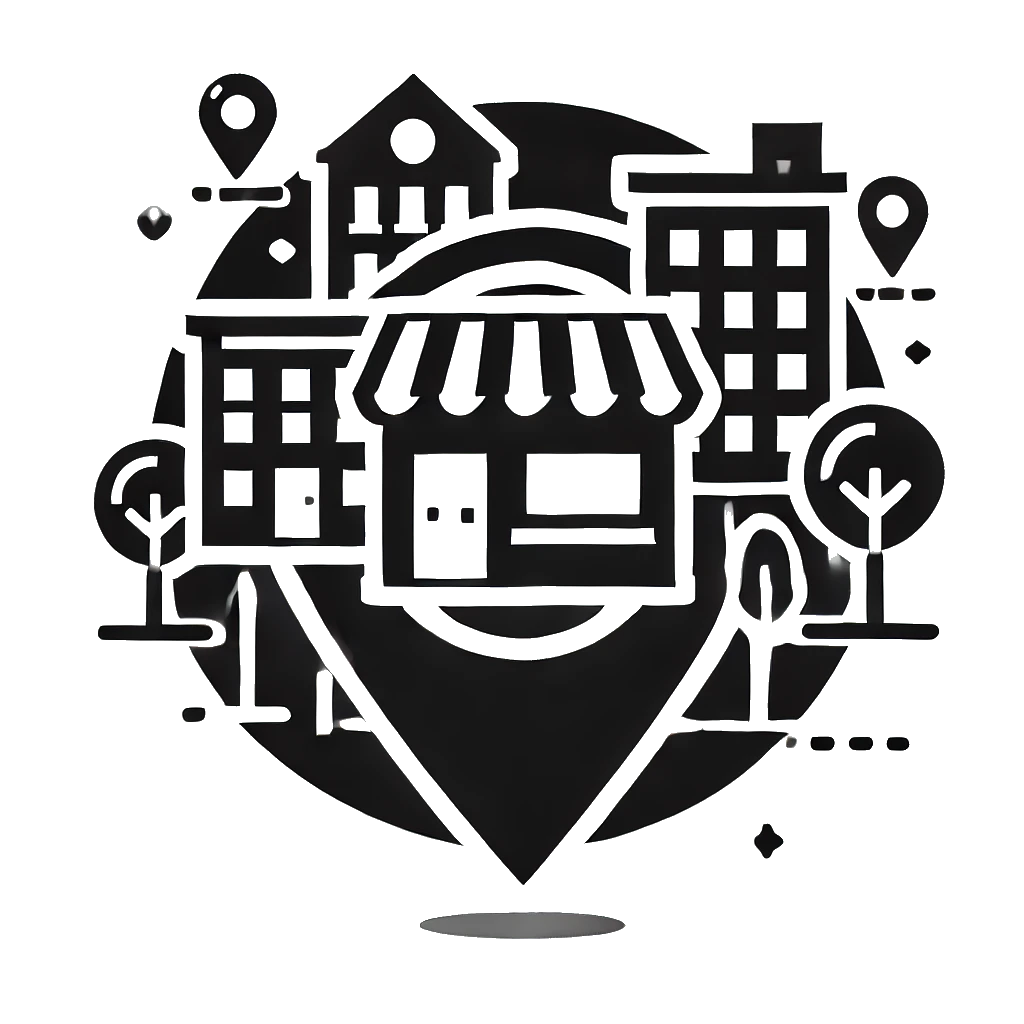 Black and white regional and local businesses icon_transparent