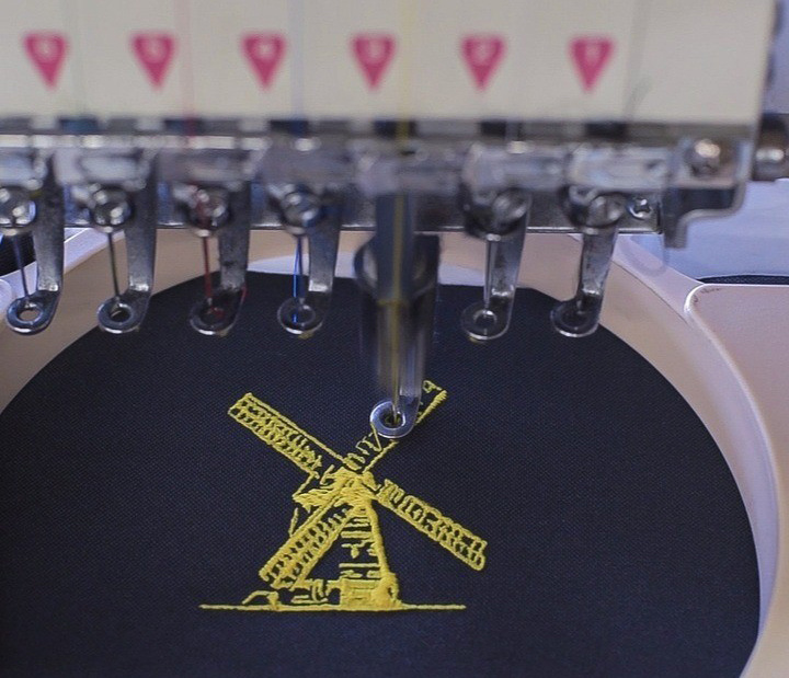 Apparel Embroidery Windmill cropped