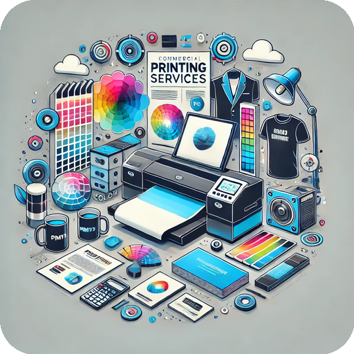 Commercial printing and branding CMYK colors