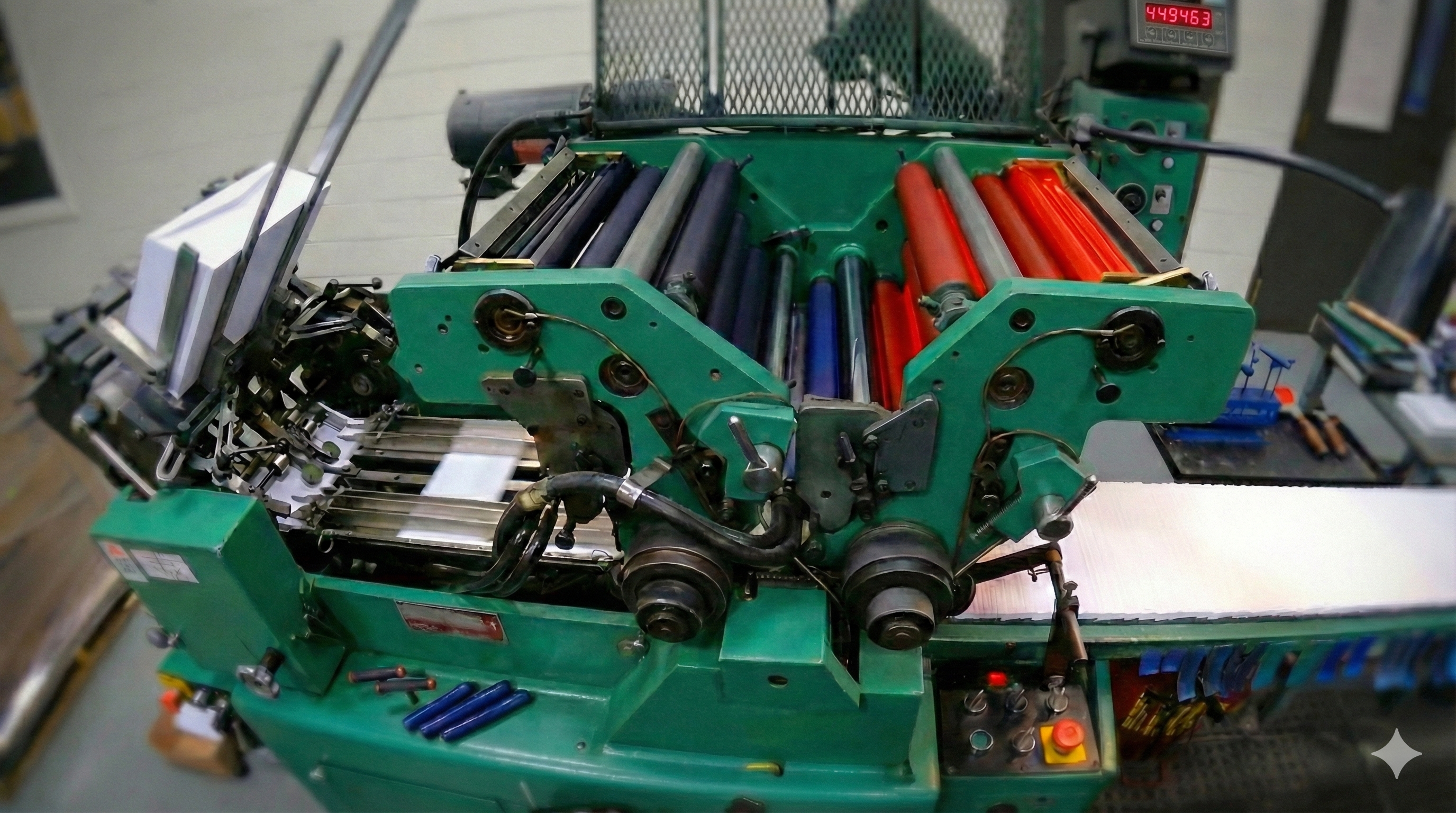 Envelope Press Running Top View - Web Ready